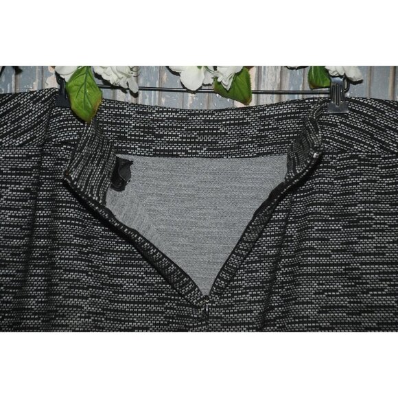 Lane Bryant Black & White Plus Size 20W Pencil Skirt Academia Career - Picture 5 of 6